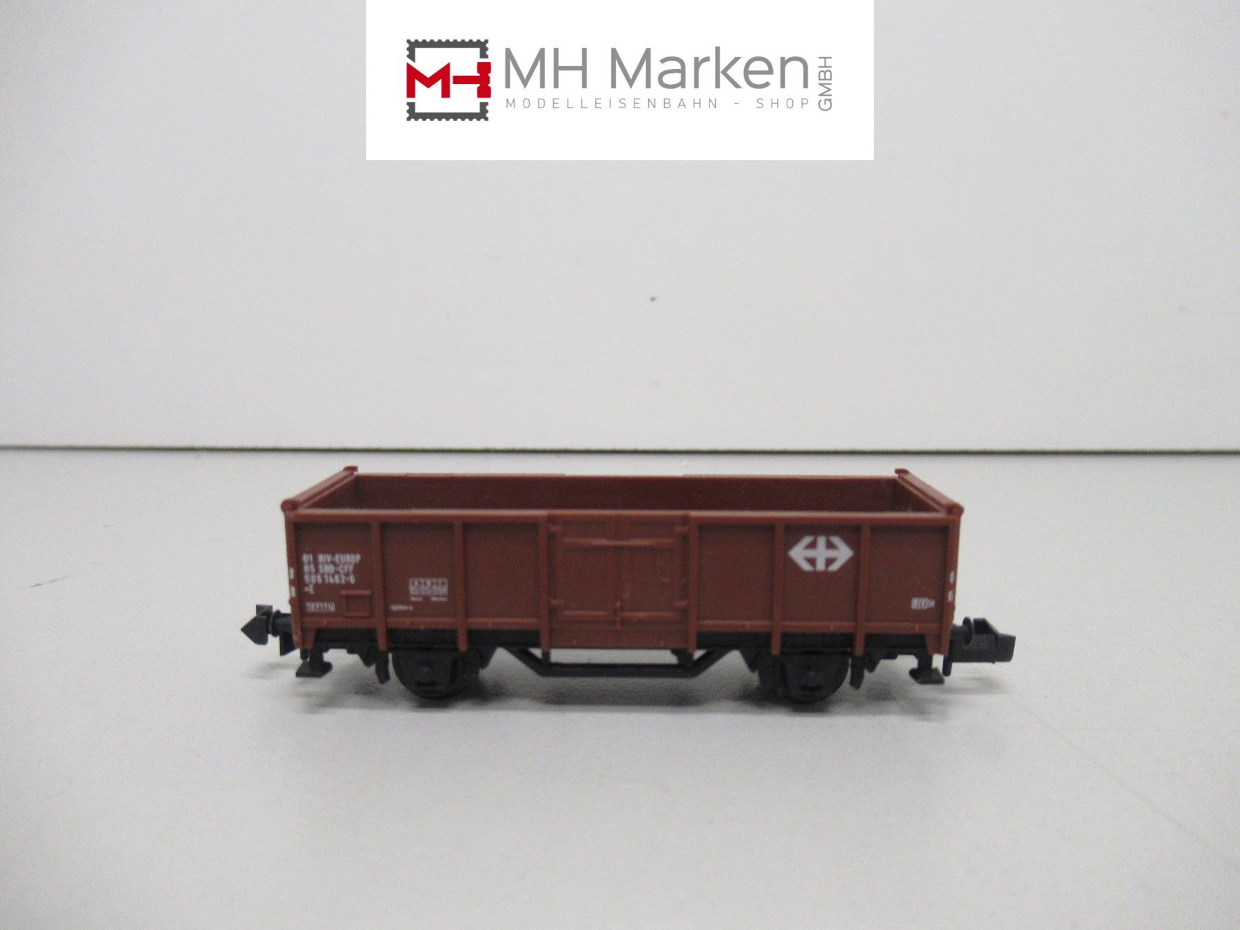 Trix Modelleisenbahnen: Minitrix 3385 offener Güterwagen der SBB CFF FFS Schweiz N – Gebraucht aus Basel von mhmarken