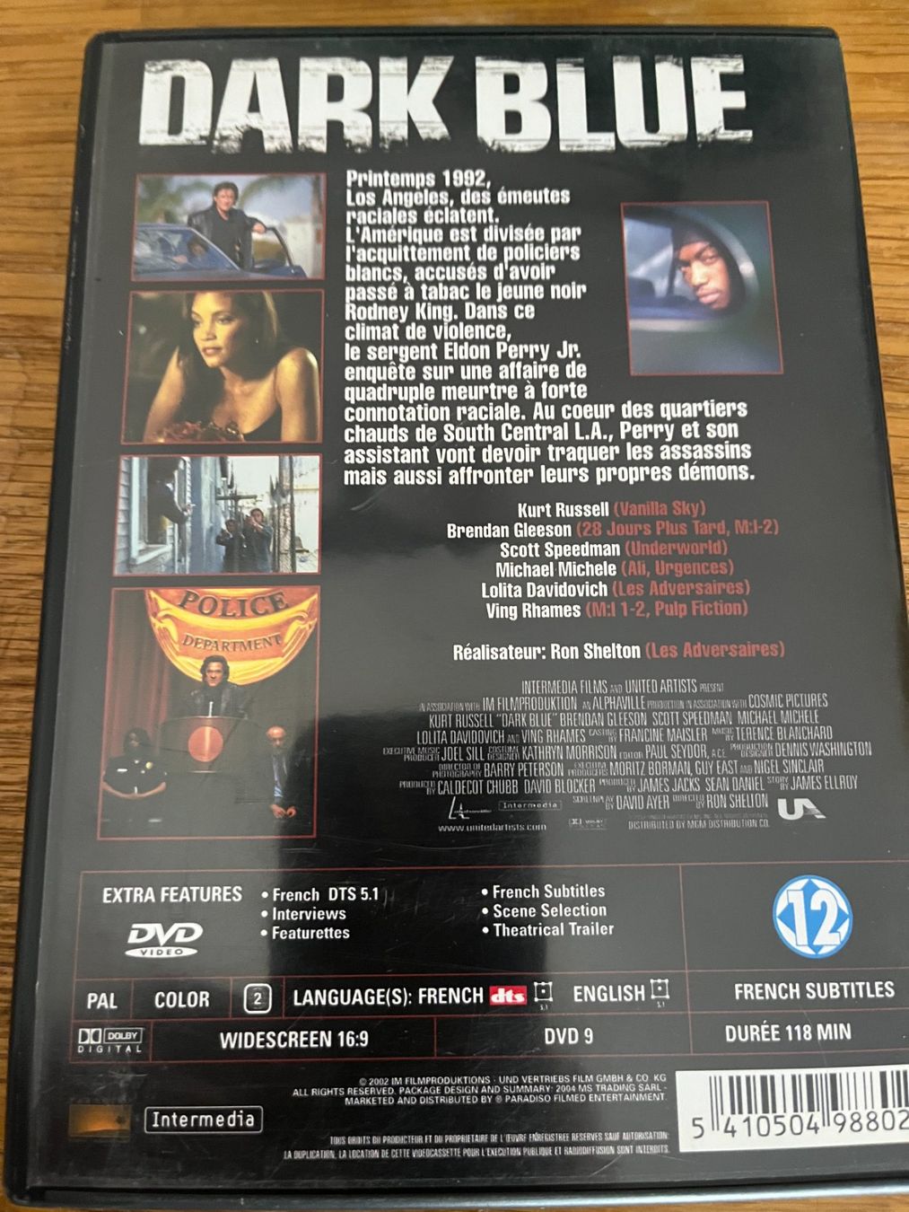 Tutti i DVDs: Dark Blue (2002, DVD, Kurt Russel) – Usato da Vevey venduto da zecollector 1