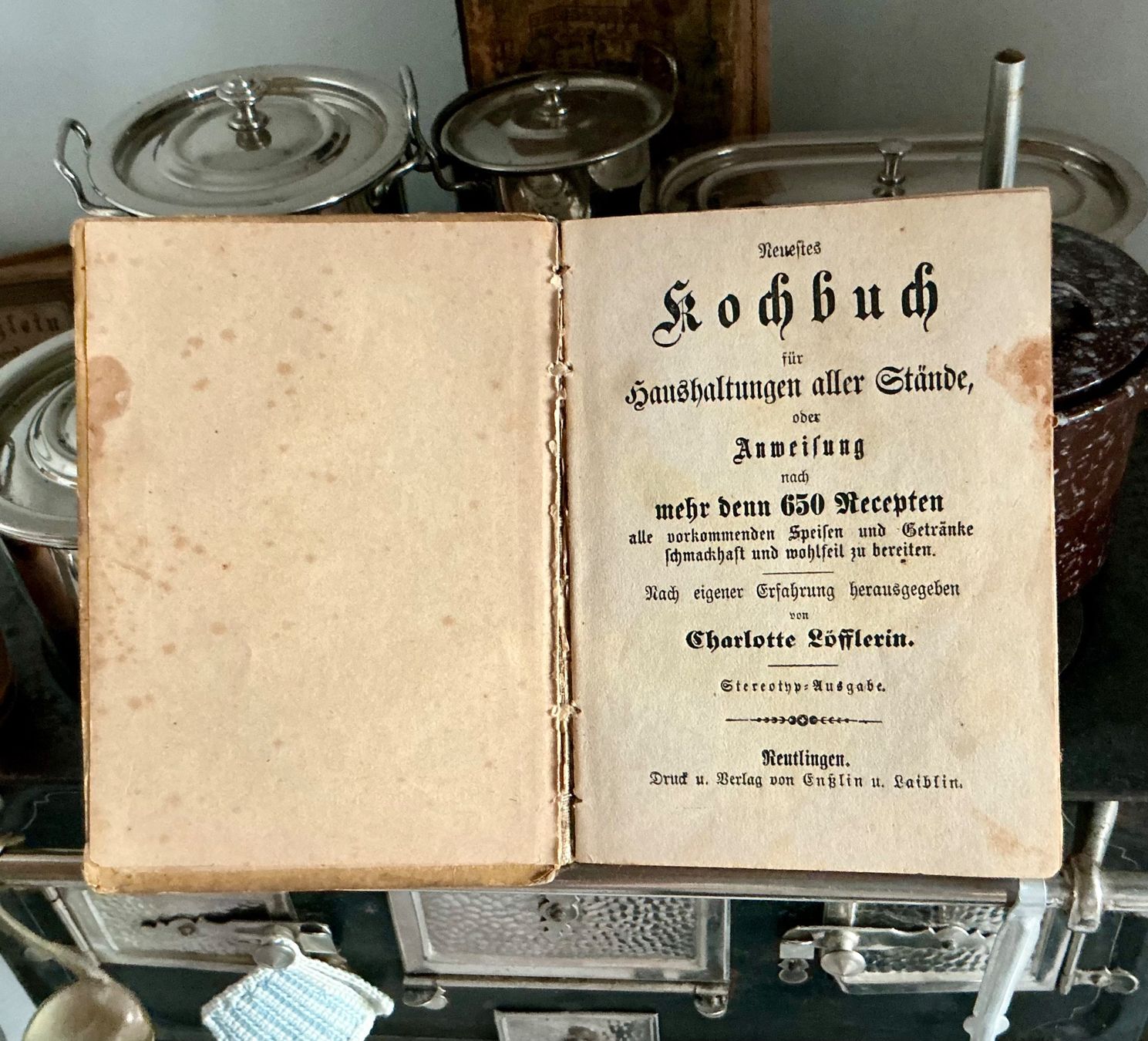 Libri: URALTES KOCHBUCH UM 1880 – Usato da Zell LU venduto da Silvermemory 1