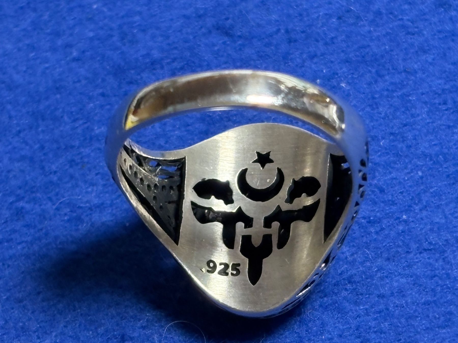 Ringe: Silberring 925, mit Onyx, Grösse 30 – Gebraucht aus St. Peterzell von verena40 1