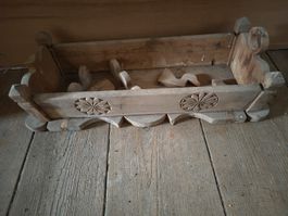 Antike Holzwiege