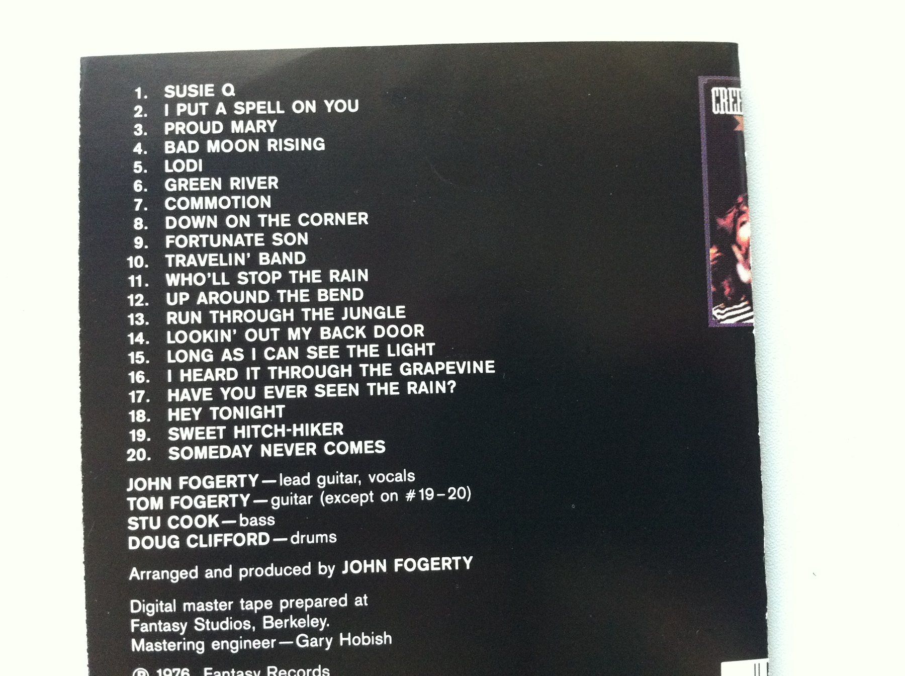 CD: CD Creedense Clearwater Revival 1976 – Usato da Brunnen venduto da Artemis53 2
