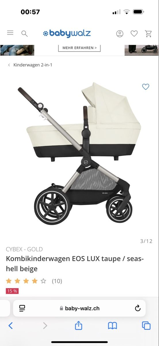 Cybex Carrozzine: cybex navicella – Nuovo e nell'imballaggio originale da Opfikon venduto da til_t7ww 8