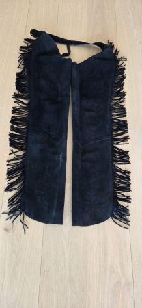JD Longchaps Wildleder schwarz Grösse M