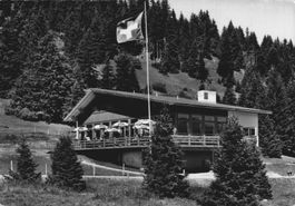 Alte Ansichtskarte Bergrestaurant Brambrüesch ob Chur