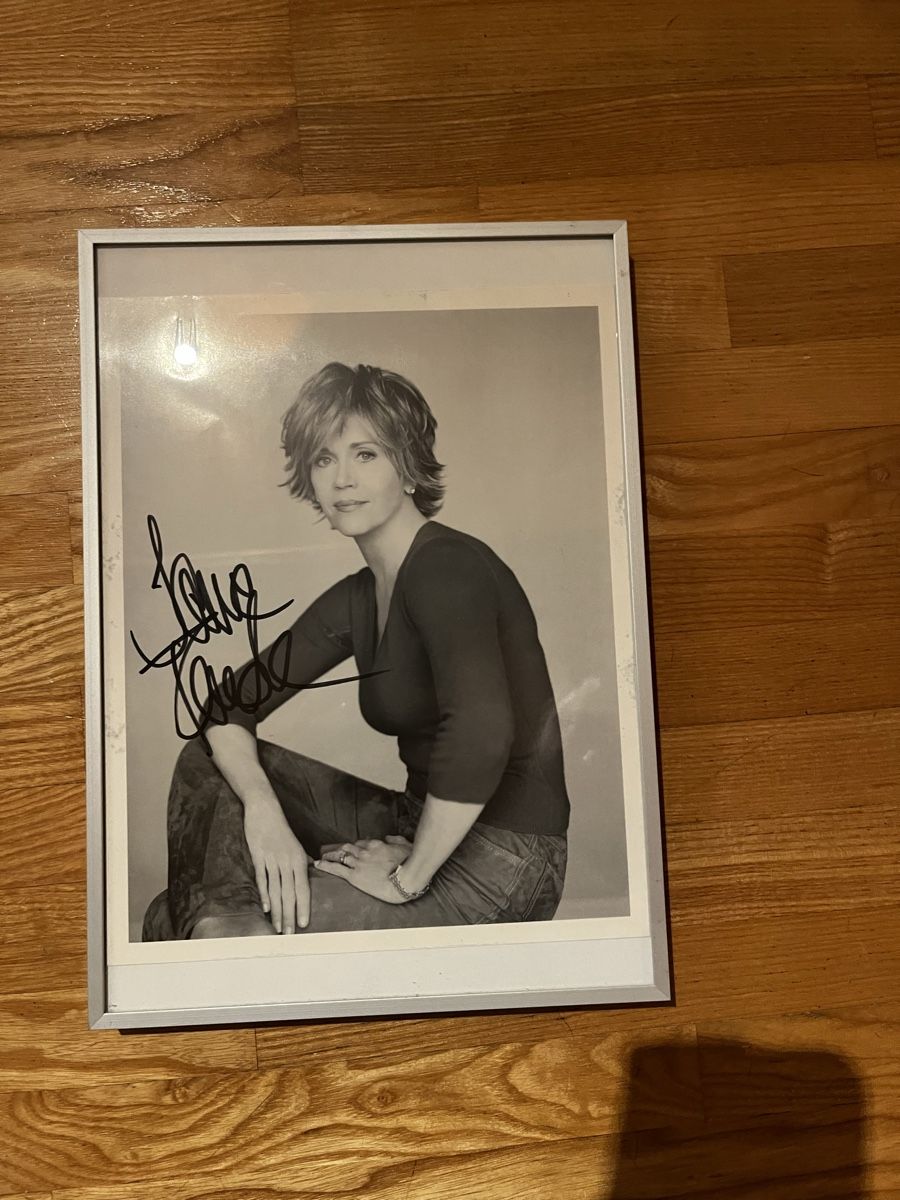 Autografi: Jane Fonda Autogrammkarte – Usato da Hüntwangen venduto da konizh01 1