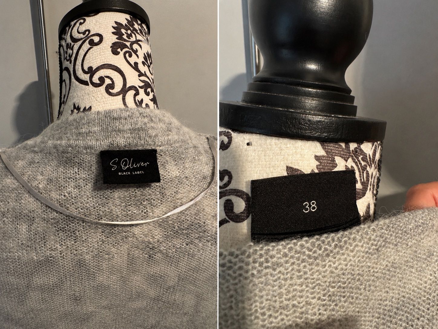 S.Oliver Giacche: Strickjacke S.Oliver Gr. 38 grau meliert - NEU – Nuovo (secondo la descrizione) da Boppelsen venduto da Chafer12 8