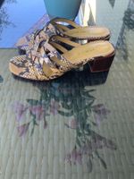 Tory Burch Schlangenleder Sandalen Sommer Gr. 36, Neuwertig