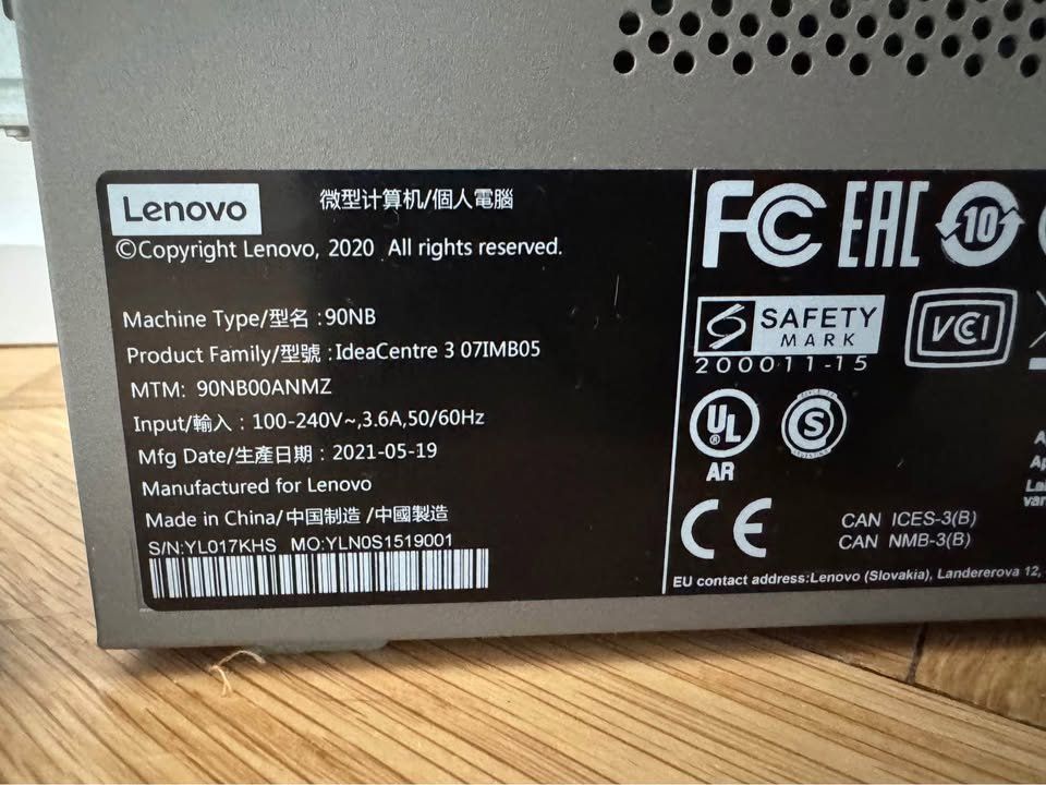 Lenovo PC: Lenovo IdeaCenter i7 – Usato da Bern venduto da mar_2d6l 1