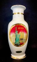 New York Twin Towers New York Vase Chokin 24KT Gold Japan