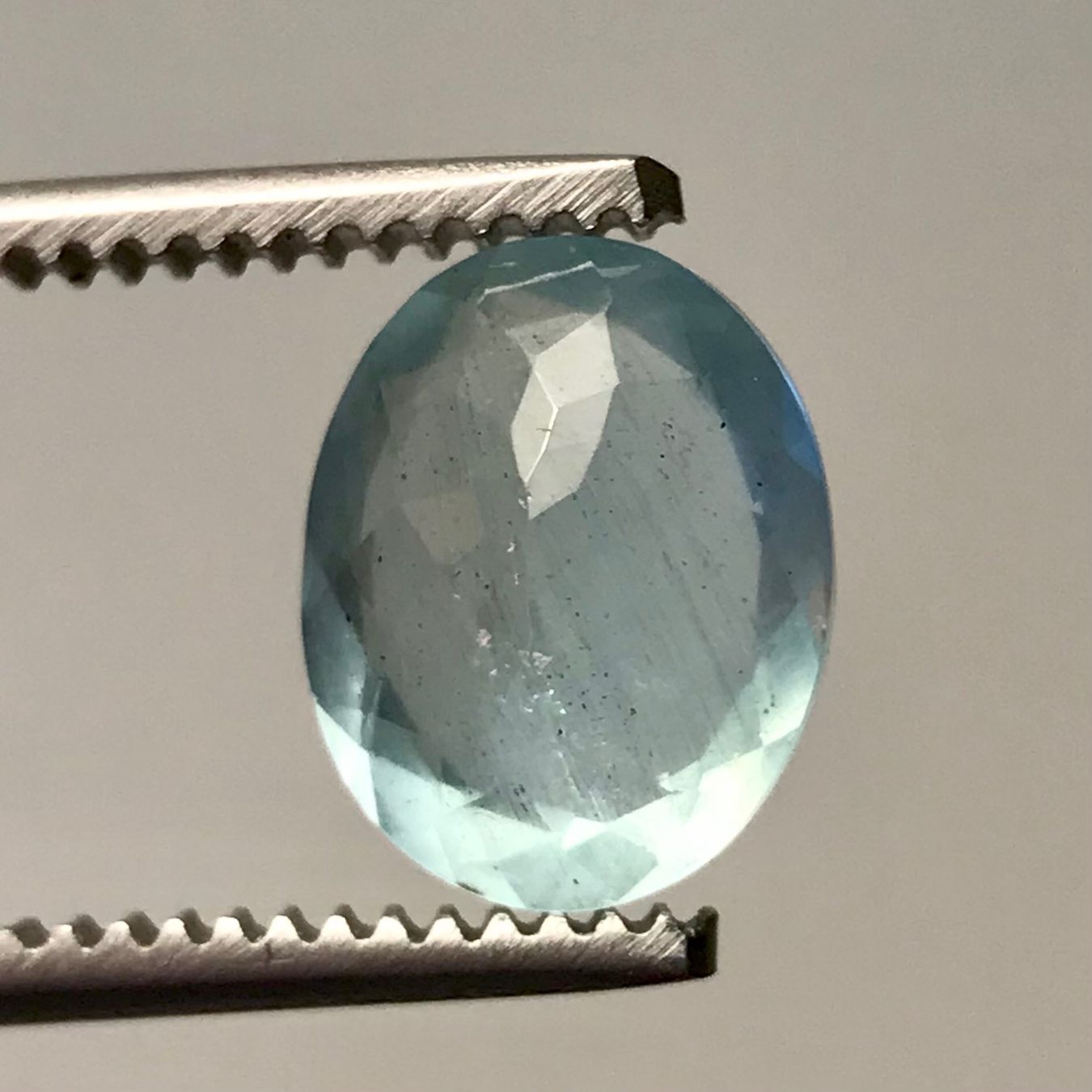Pietre preziose: Aquamarin Edelstein, 3.2 Karat, milchig hellblau – Nuovo (secondo la descrizione) da Biel venduto da djvalbnc 7