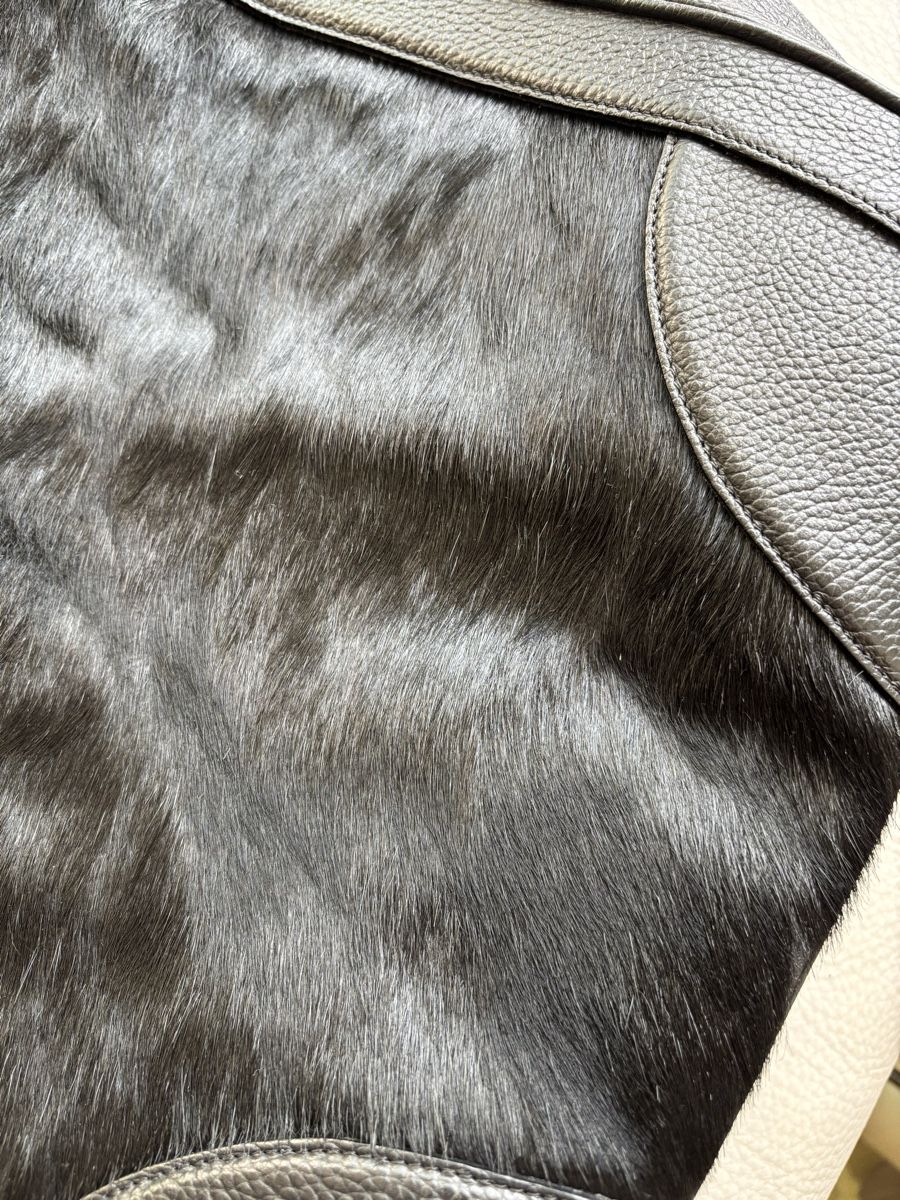 Navyboot Borse da donna: NAVYBOOT - Grand Sac Cuir Noir - Ponyskin – Usato da Chardonne venduto da teenyweeny 7