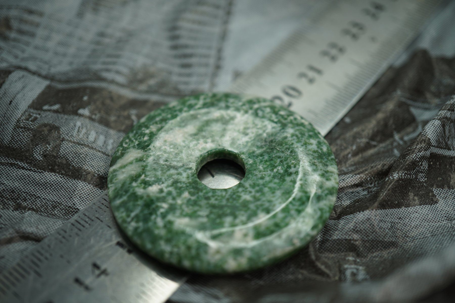 Minerali & Pietre curative: Baum Jaspis  Pi Scheibe  ca45mm    ab  1.-     Räumung – Nuovo e nell'imballaggio originale da Eschenbach SG venduto da topstone 2