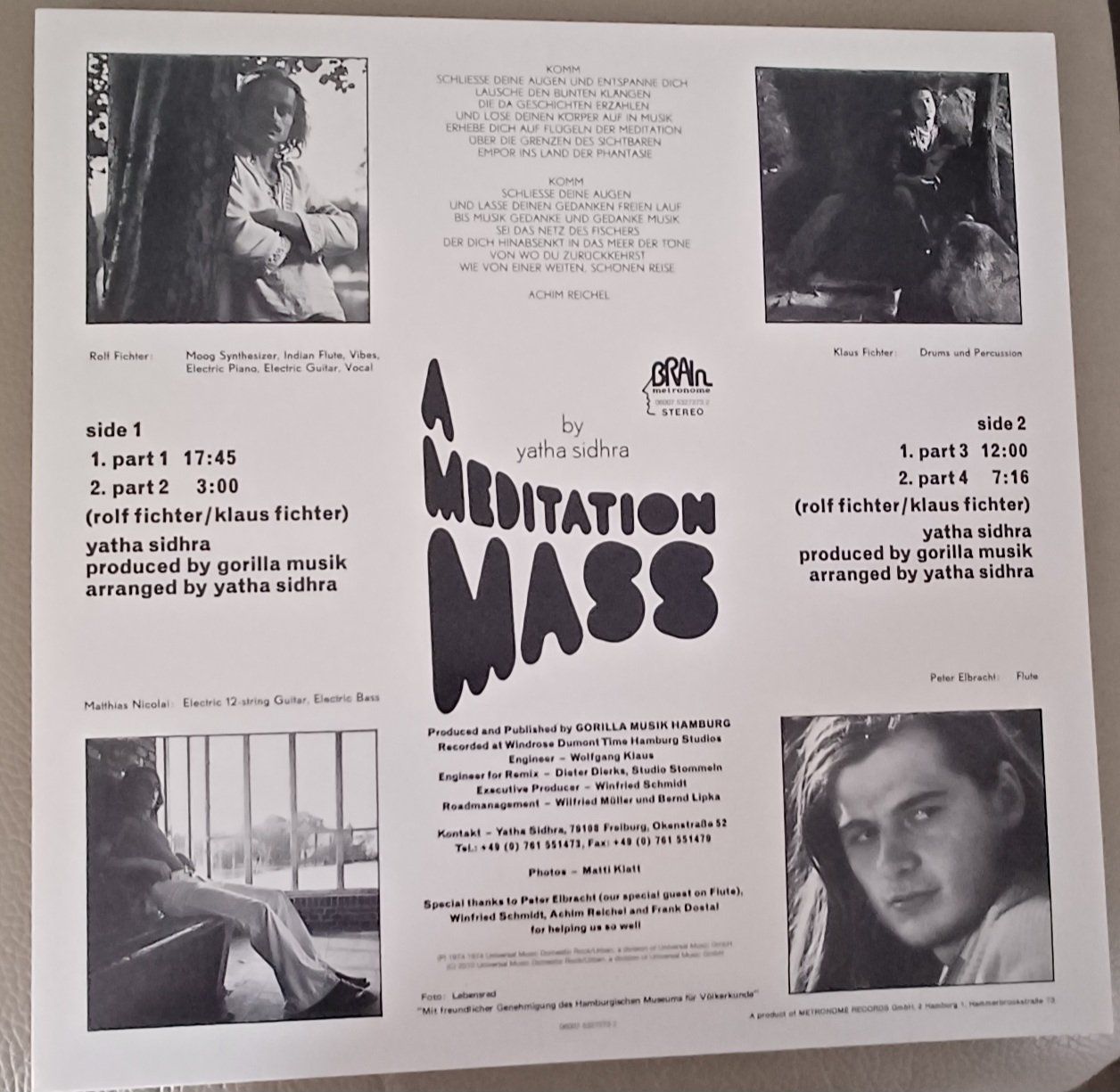 Dischi in vinile: A MEDITATION MASS , Cut Cover 2010, Psychedelic Rock – Nuovo (secondo la descrizione) da Hägendorf venduto da Plattenhardt 1