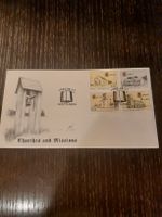 Whittlesea 1993 - Enveloppe Premier Jour illustrée églises