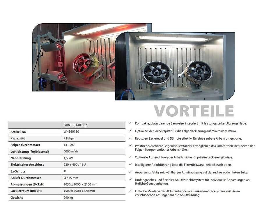 Tutti gli attrezzi: Lackierstation / Paint Station 2 – Usato da Sommeri venduto da EberhartReifenGmbH 3