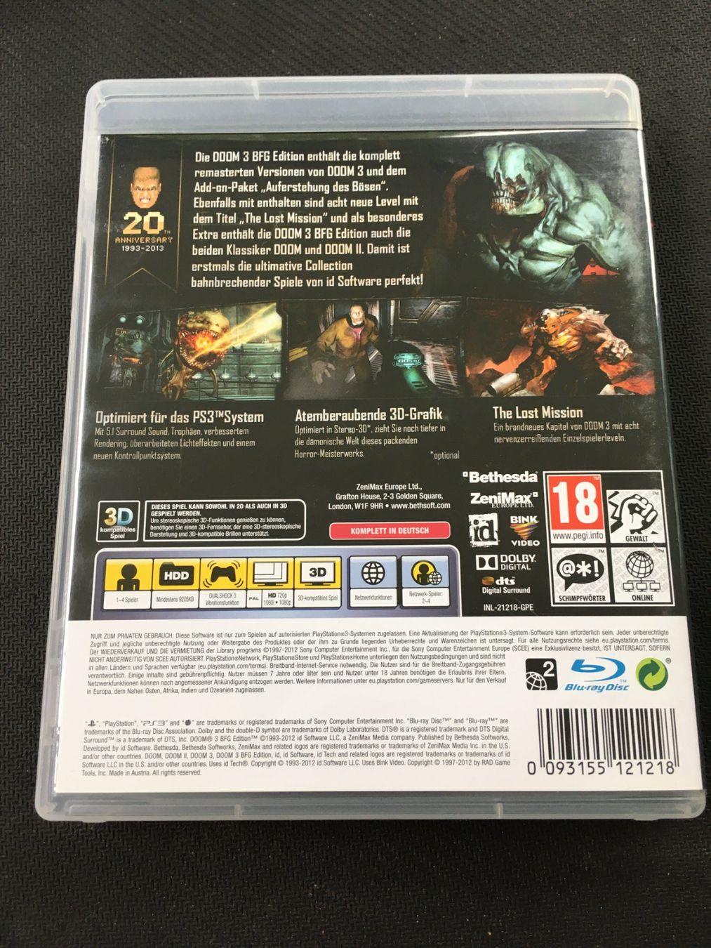 Sony Spiele: Doom 3 - Playstation 3 – Gebraucht aus St.Gallen von MedienJoe 1