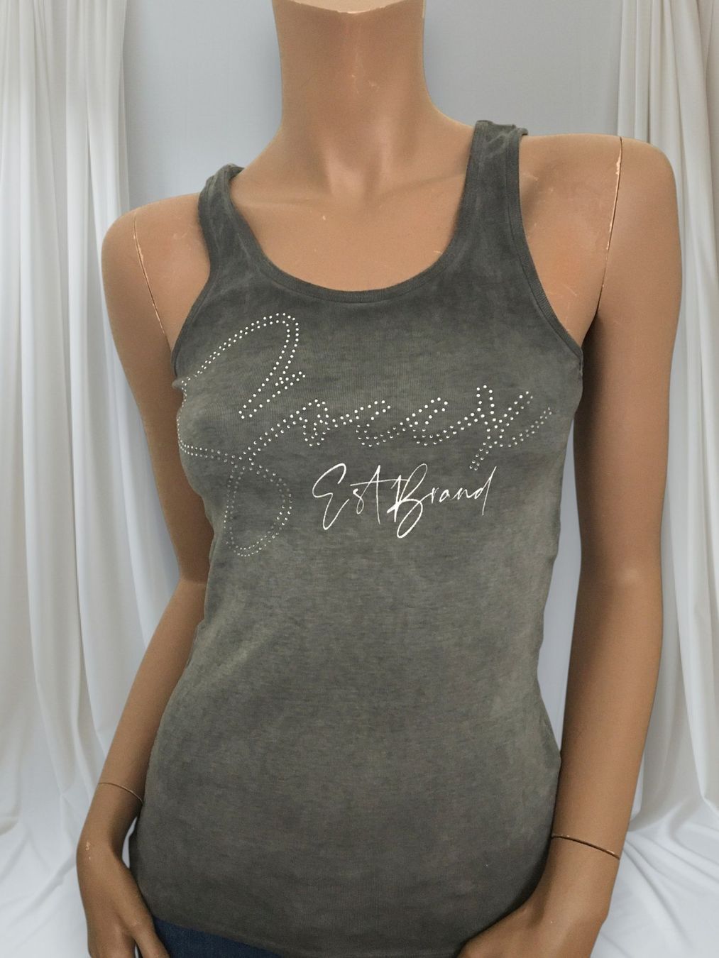 Soccx Top: SOCCX Tanktop – Anthrazit / Dunkelgrau – Nuovo (secondo la descrizione) da Basel venduto da Nofretete39 3