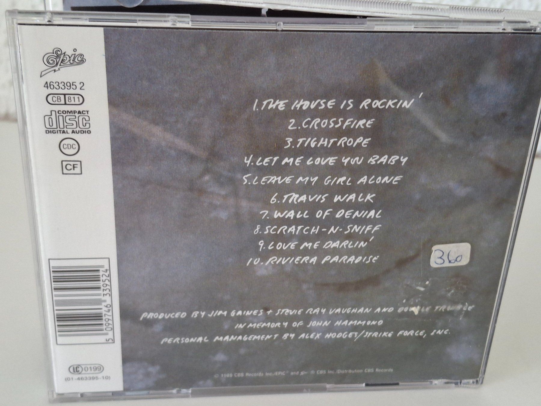 CDs: CD Stevie Ray Vaughan - In Step – Gebraucht aus Aarberg von Jackup1 1