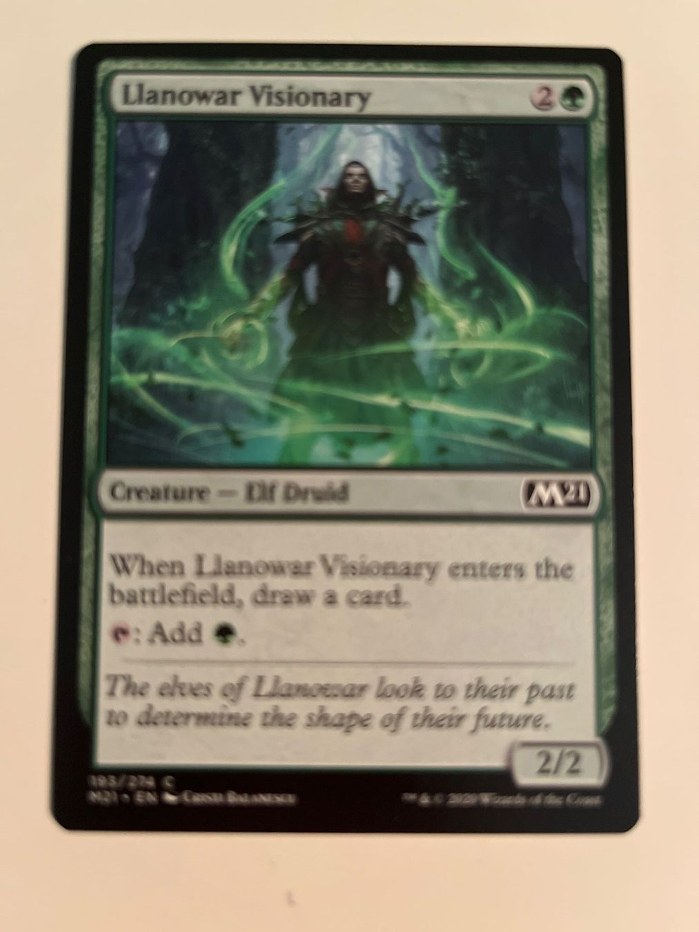 Magic The Gathering Carte collezionabili: 1 x Llanowar Visionary - Magic: The Gathering - MtG – Usato da Kriens venduto da Shadi1980