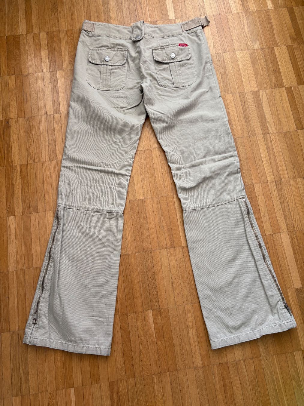 Pantaloni: Beige Cargohose, 100% Baumwolle, Gr. 38 – Nuovo (secondo la descrizione) da Basel venduto da Nofretete39 2