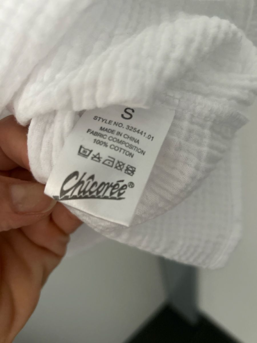 Blusen: Kurzarm-Bluse von Chicoree, Grösse S, weiss – Neu (gemäss Beschreibung) aus Erlinsbach SO von hallon480 3