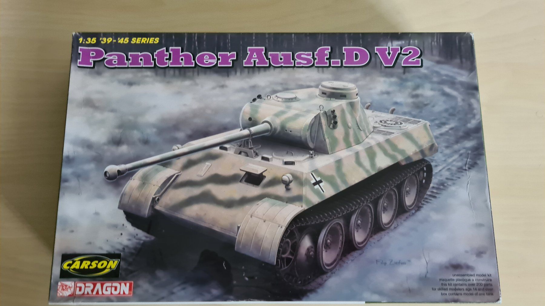 Kit di modellismo & Modellini statici: 1:35 Panther D V2 - Dragon 6822 – Usato da Bassersdorf venduto da jackbmw