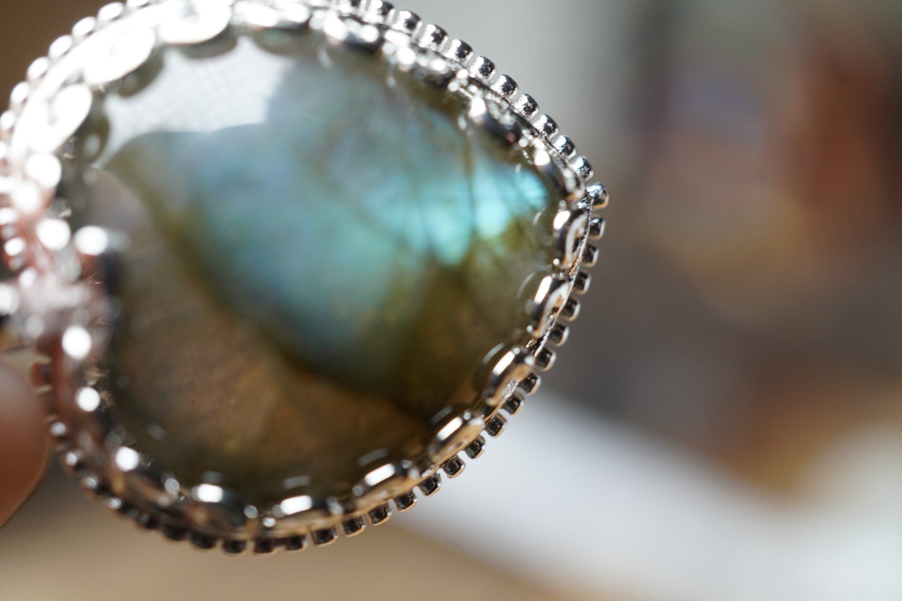 Ciondoli: Labradorit    Herz    Anhänger   925 Silber – Nuovo e nell'imballaggio originale da Balgach venduto da top_silver 6