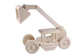 Bagger aus Buchenholz