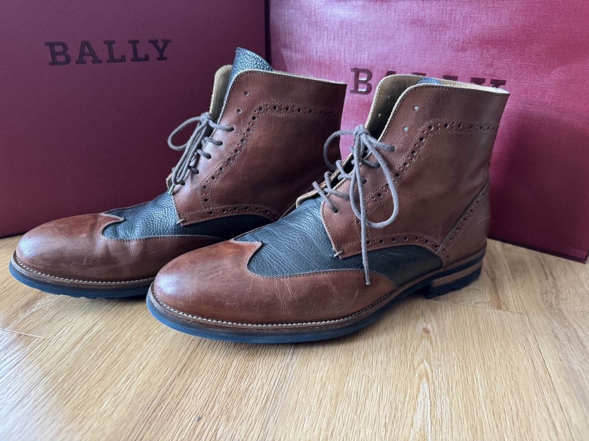 Navyboot Herrenschuhe: Leather boots, Navyboot design, size 43 – Gebraucht aus Wallisellen von Corinne.- 1