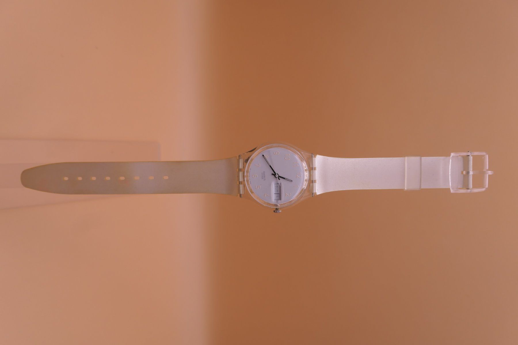 Swatch Uhren: Swatch Gent "SNOWCOVERED" GK733, neue Batterie – Gebraucht aus Thun von CHRONOTIKA 3