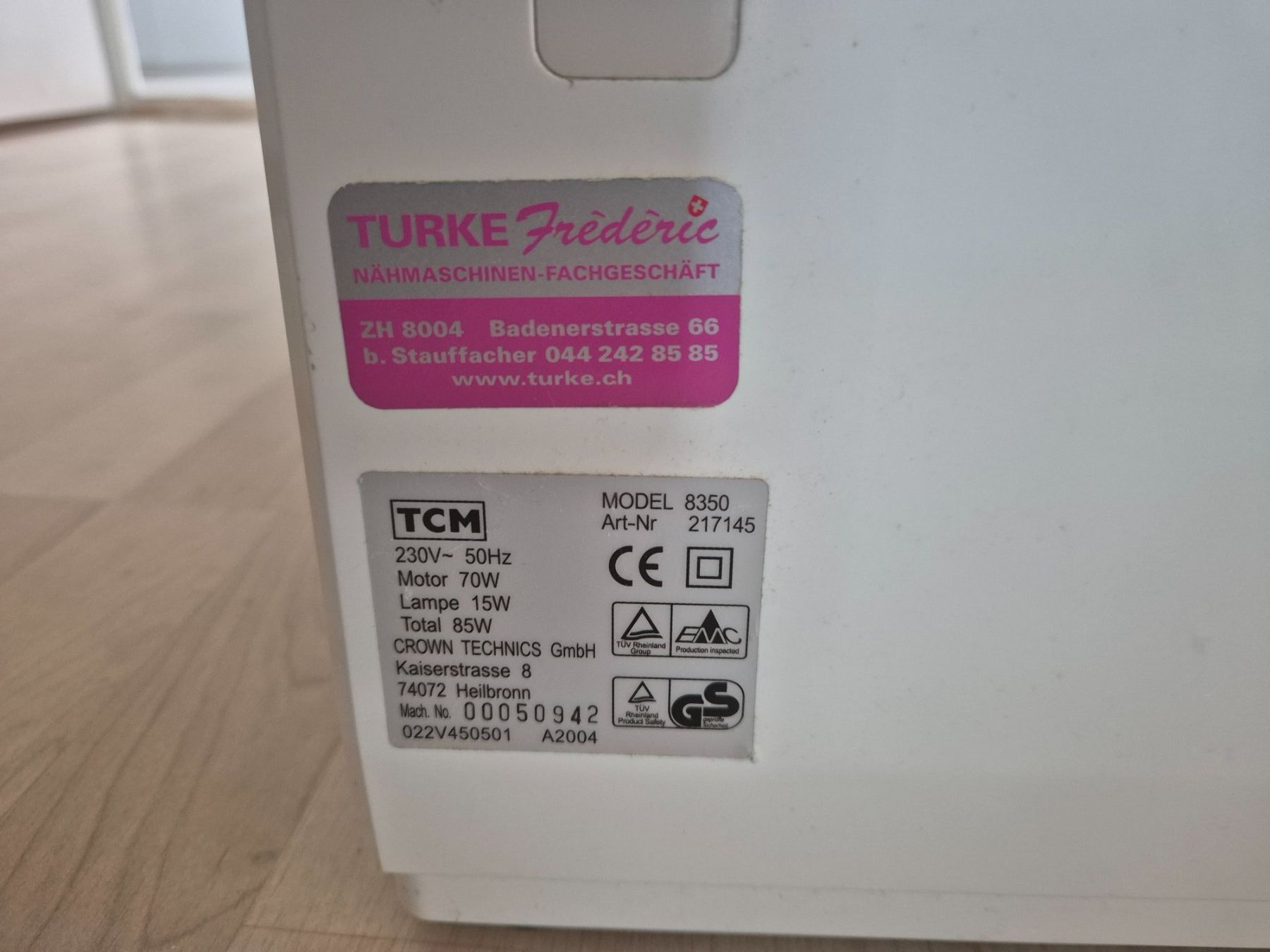 Nähmaschinen: Nähmaschine TCM gebraucht – Gebraucht aus Zürich von afk3 2