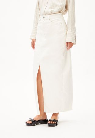 ARMEDANGELS NEU Damen Maxirock KYRAA Weiss Grösse S