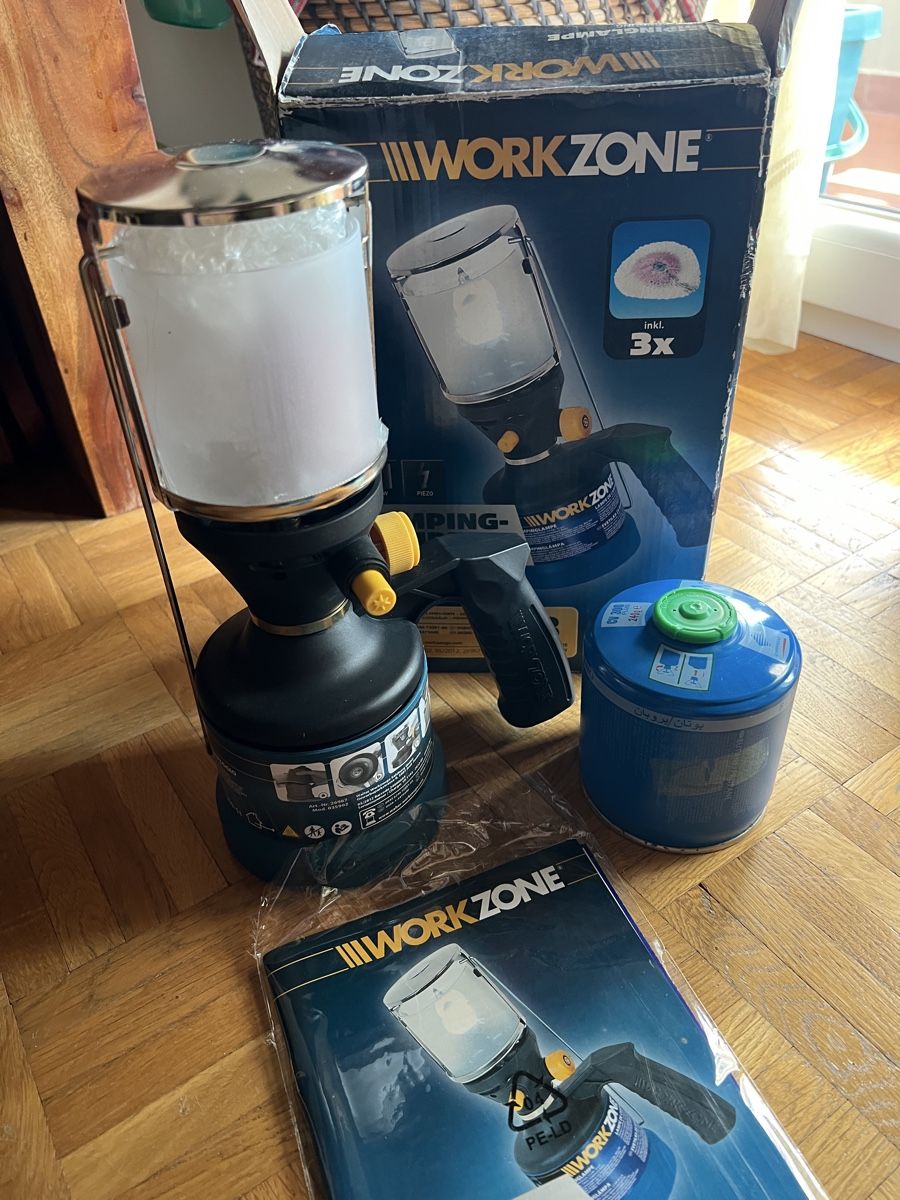 Lampade: Campinglampe - gas -Workzone – Nuovo (secondo la descrizione) da Dino venduto da ani_ypr9