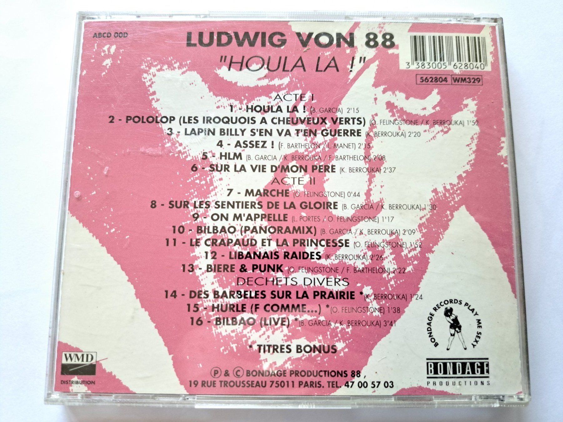 CD: Cd Ludwig von 88 - Houlà là – Usato da Pully venduto da bro_n52j 1