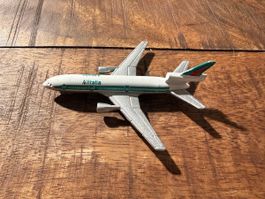 Vintage Alitalia Modellflugzeug aus Metall – Schabak / Zee 