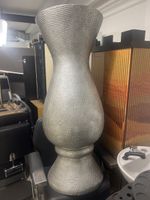Grosse Bodenvase silber 