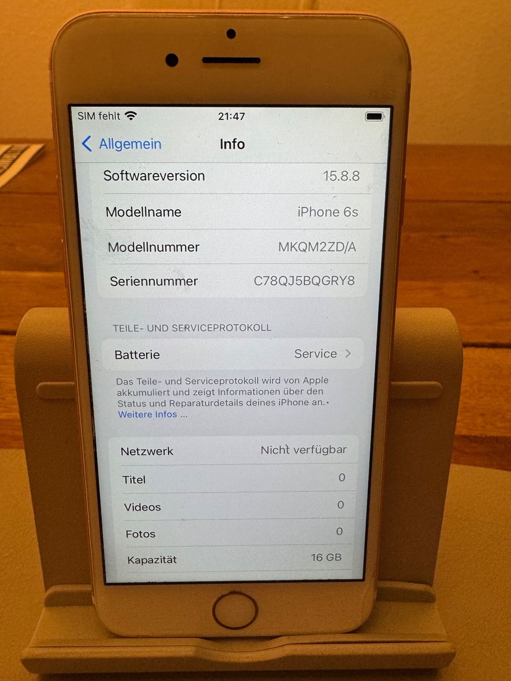 Apple Portables: iPhone 6s – D'occasion à Adliswil par Busys 1