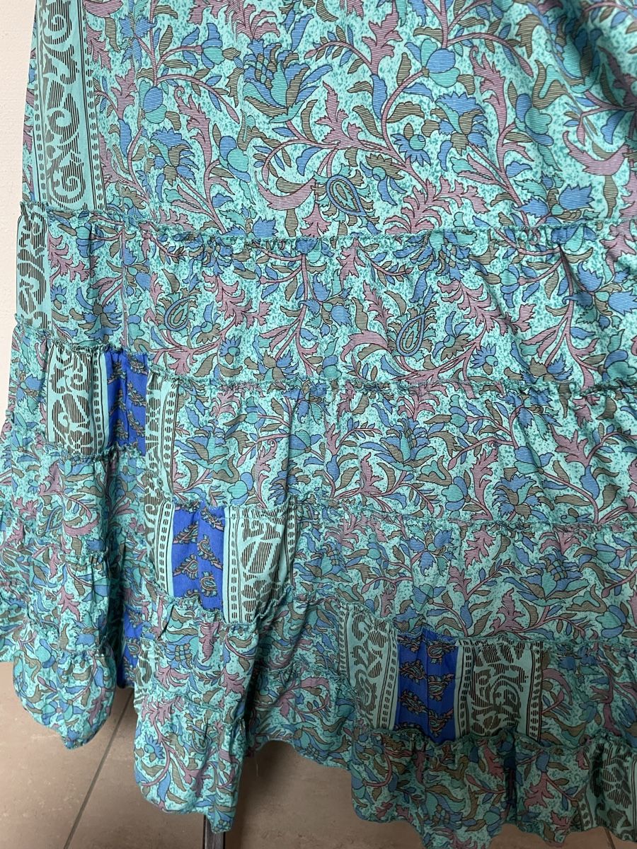 Vestiti: Boho Maxi Stufenkleid mit Seide – Nuovo (secondo la descrizione) da Sigriswil venduto da ck56 5