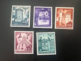 Drittes Reich Generalgouvernement MNr. 66-70  *  (4788)