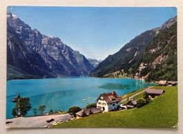 Gasthaus Rhodannenberg vorne am Klontalersee