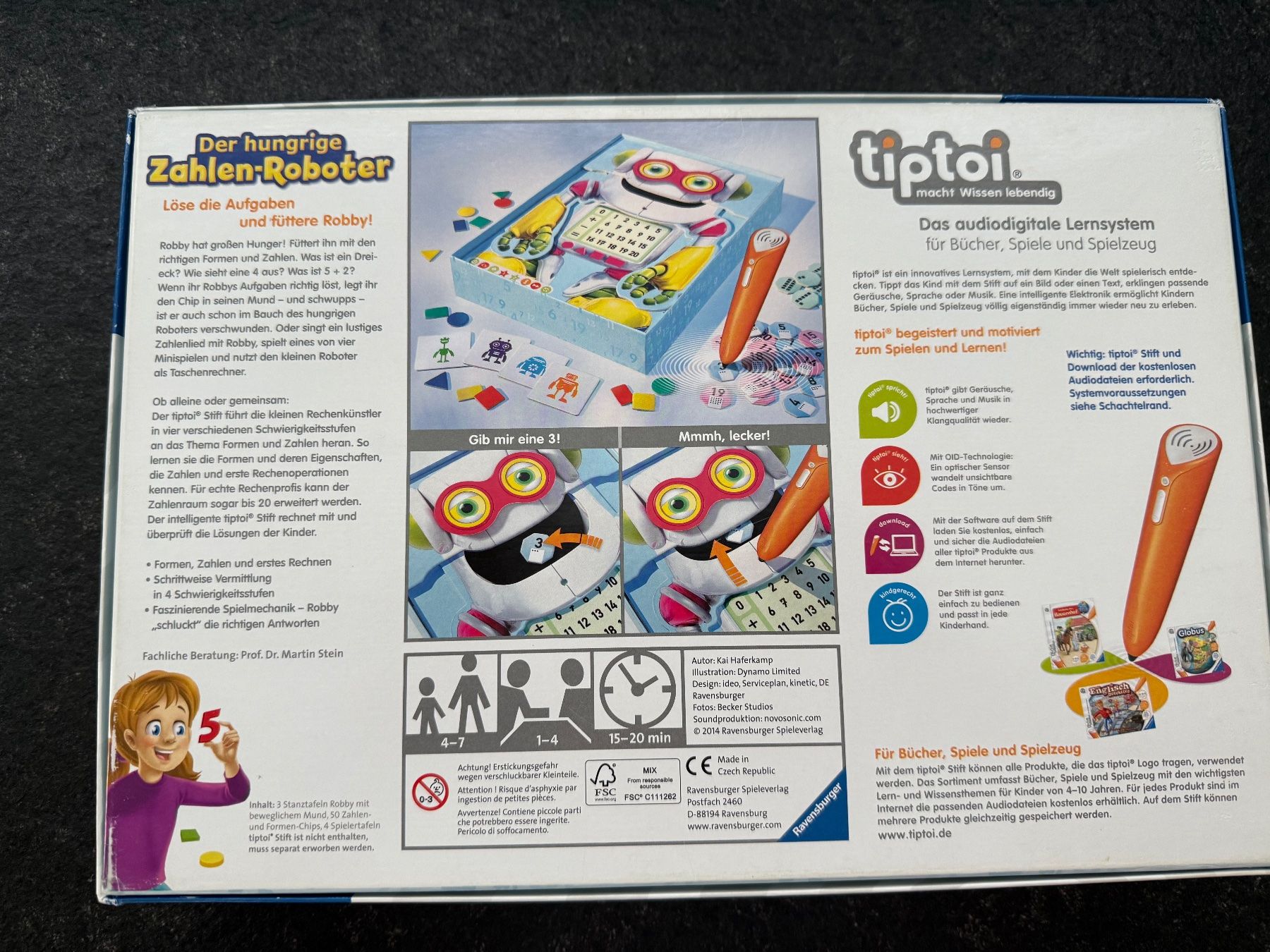 Ravensburger Giochi: Tiptoi Spiel: " Der hungrige Zahlen-Roboter" – Usato da Sarnen venduto da Pinoccio6 3
