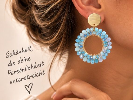 Orecchini pendenti & Orecchini a lobo: Ohrringe Edelstein vergoldet – Nuovo e nell'imballaggio originale da Hemmental venduto da Aureumgold 2