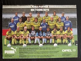 BSC Young Boys  & Opel Saison 1988/89 Originalteamfoto