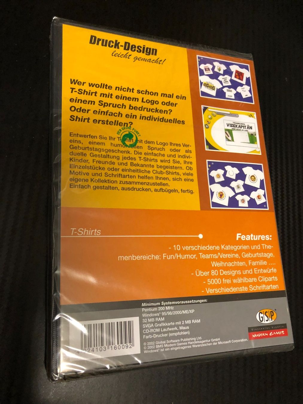 Software: Druck-Design - T-Shirts - PC CD-ROM - originalverpackt – Nuovo e nell'imballaggio originale da Niederhasli venduto da thozam 1