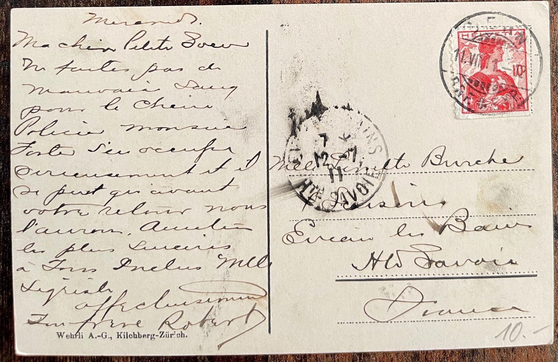 Cartes postales: GURTEN - BE 1911 – D'occasion à Lutry par Ediego 1