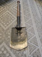Klappspaten mit Tasche Armeespitzhacke 1964  Militär Armee