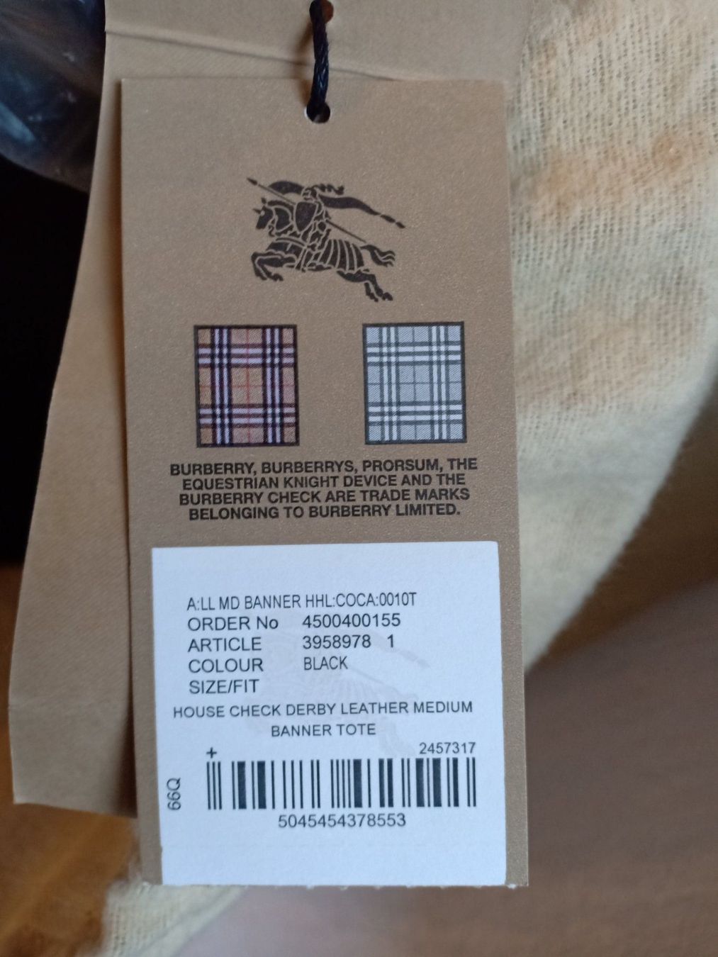 Burberry Borse da donna: Handtasche Burberry original neu – Nuovo e nell'imballaggio originale da zürich venduto da Bsp1 9