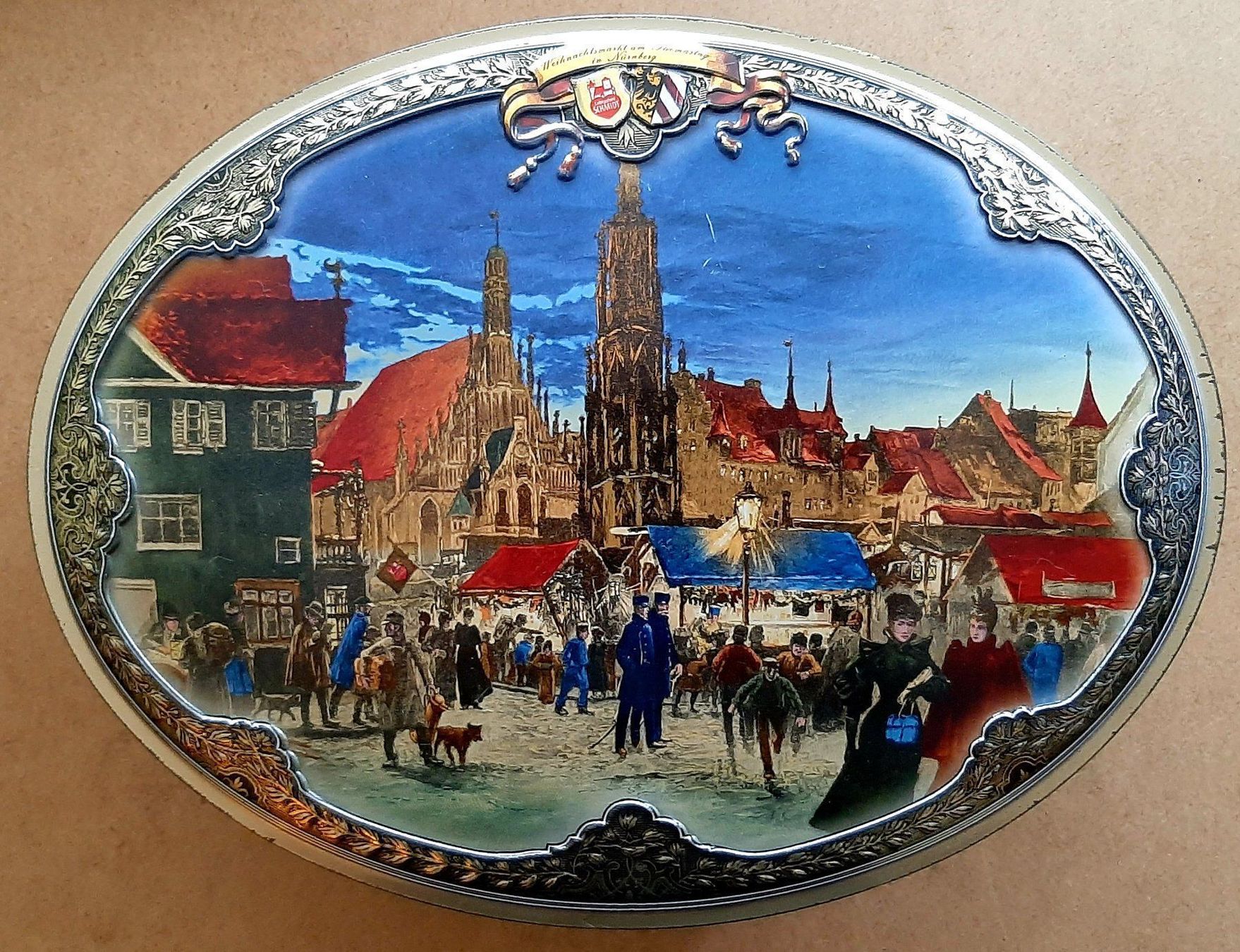Barattoli: Boîte en métal Lebkuchen-Schmidt – Usato da Montet (Glâne) venduto da Koada2