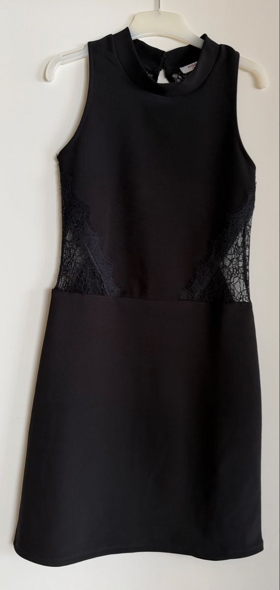 Morgan Kleider: Robe Morgan noire, taille 36 – Neu und originalverpackt aus Genève von len_5q5n